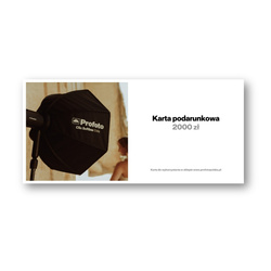 Karta podarunkowa Profoto 2000zł